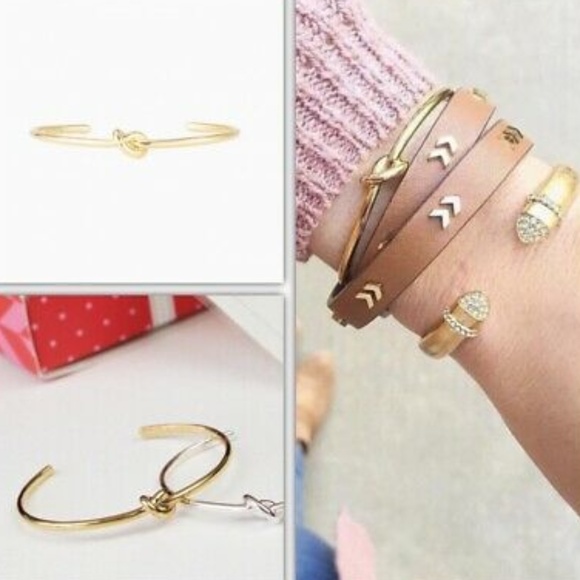Stella & Dot Jewelry - Stella & Dot | Dainty GOLD Delicate Knot Cuff Bracelet